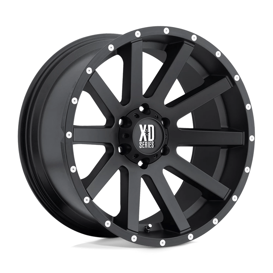 XD XD818 HEIST 20x10 ET-24 6x139.7 106.10mm SATIN BLACK (Load Rated 1134kg)