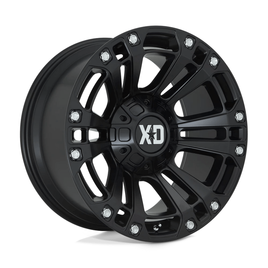 XD XD851 MONSTER 3 20x10 ET-18 5x127/139.7 78.10mm SATIN BLACK (Load Rated 1134kg)