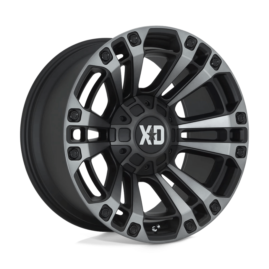 XD XD851 MONSTER 3 20x9 ET18 5x139.7/150 110.10mm SATIN BLACK W/ GRAY TINT (Load Rated 1134kg)