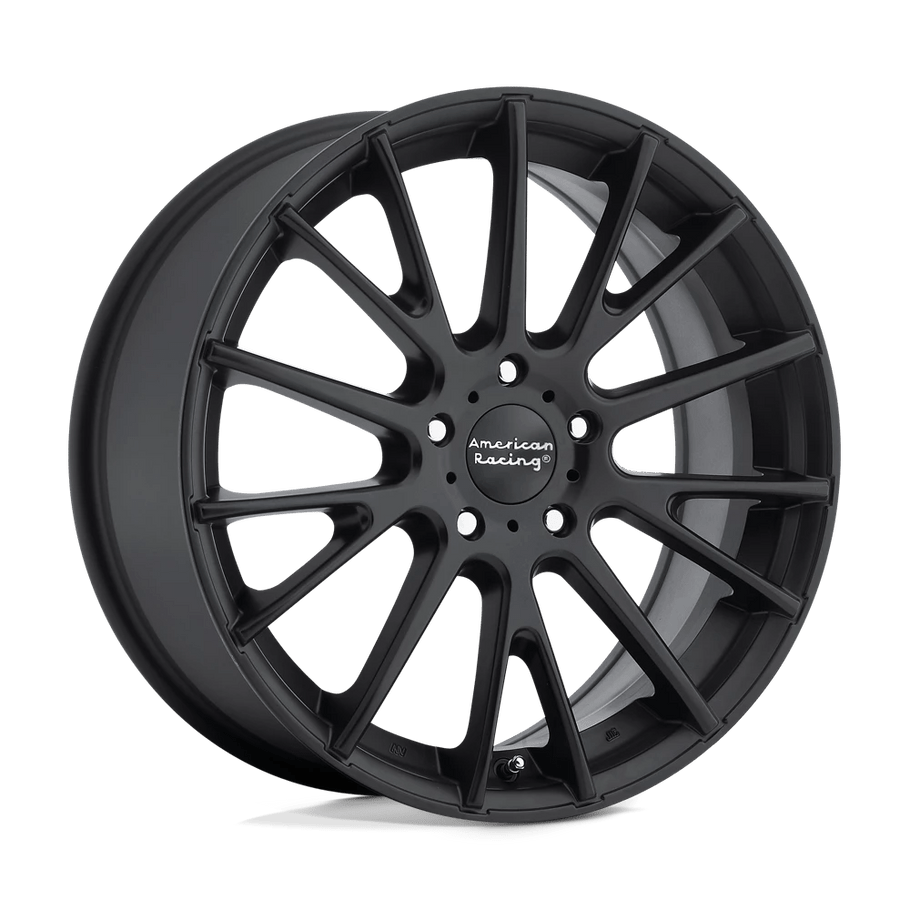 American Racing AR904 18x8 ET45 5x114.3 72.56mm SATIN BLACK (Load Rated 581kg)