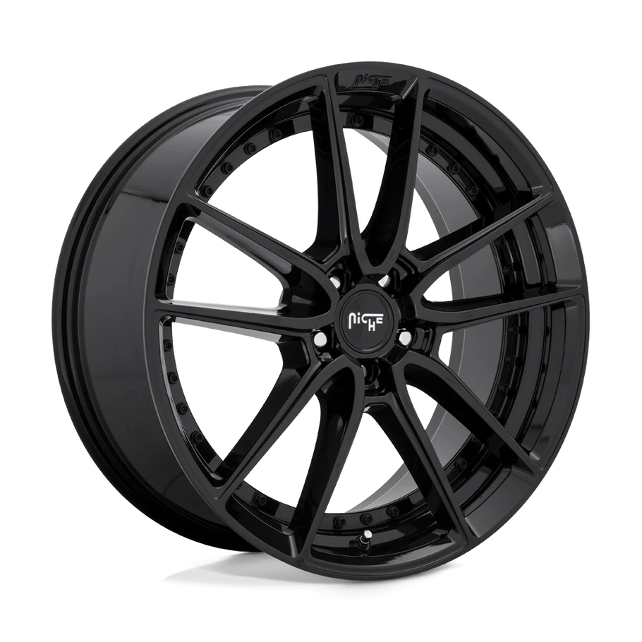 Niche M223 DFS 18x8 ET40 5x120 72.56mm GLOSS BLACK (Load Rated 816kg)
