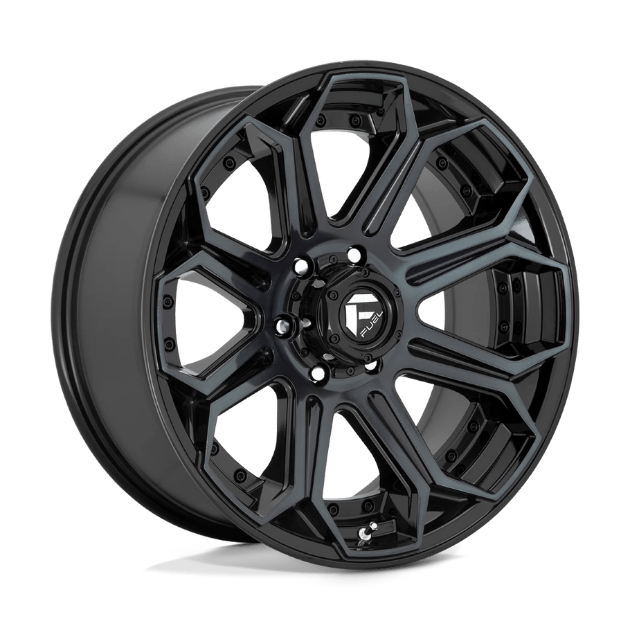Fuel D704 SIEGE 18x9 ET01 5x127 71.50mm GLOSS MACHINED DOUBLE DARK TINT (Load Rated 1134kg)