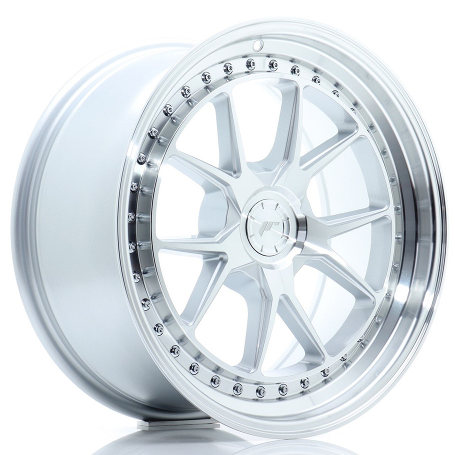 JR Wheels JR39 18x8.5 ET15-35 5H CUSTOM PCD Silver Machined Face