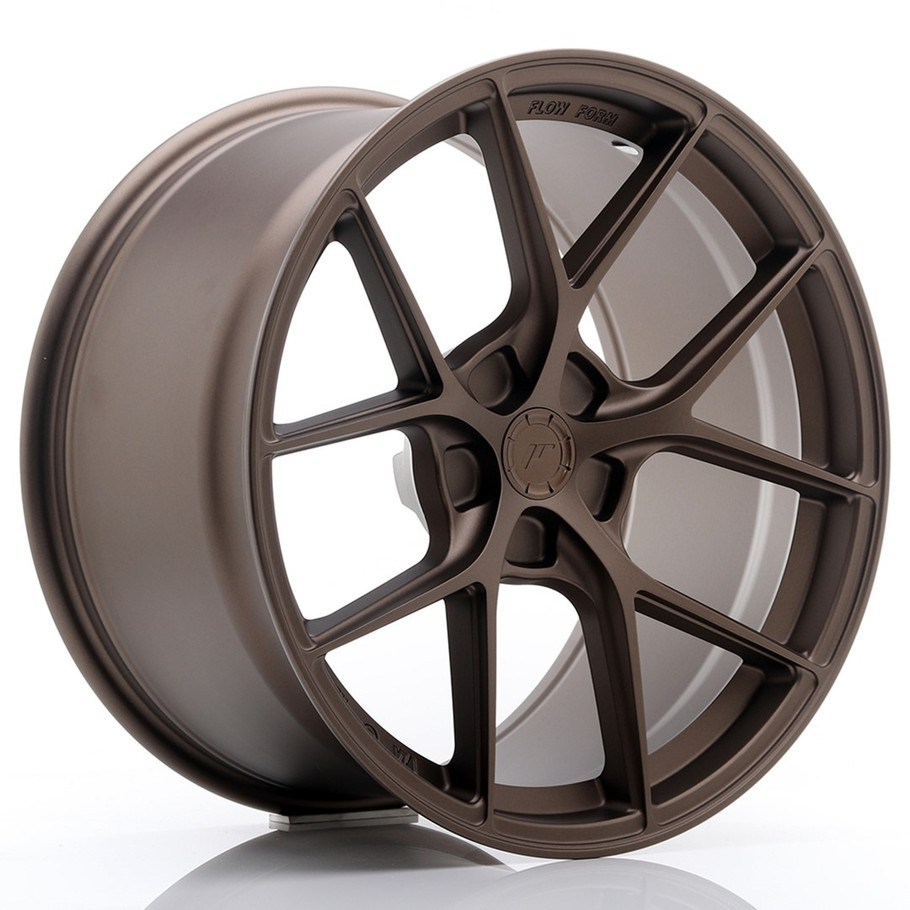 JR Wheels SL01 19x10 ET20-40 5H CUSTOM PCD Matt Bronz