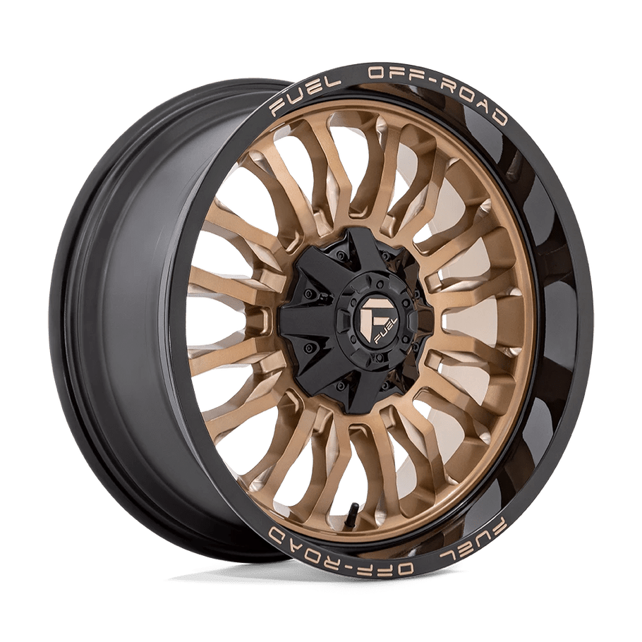 Fuel D797 ARC 22x12 ET-44 6x135/139.7 106.10mm PLATINUM BRONZE W/ BLACK LIP (Load Rated 1134kg)