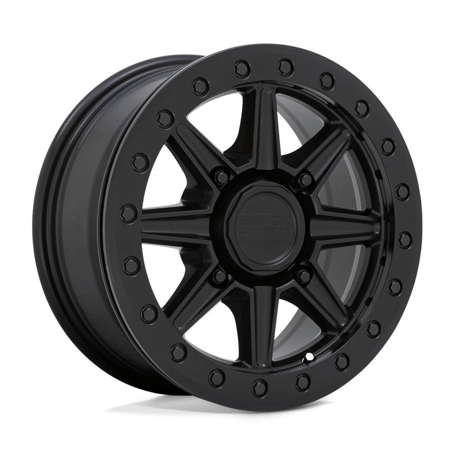 Black Rhino WEBB UTV BEADLOCK 14x7 ET51 4x110 80.20mm MATTE BLACK (Load Rated 735kg)