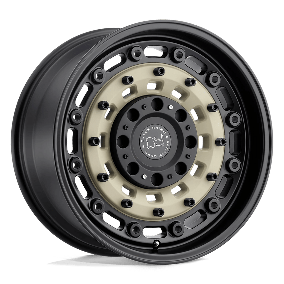 Black Rhino ARSENAL 16x8 ET-10 6x120/140 78.10mm SAND ON BLACK (Load Rated 1224kg)