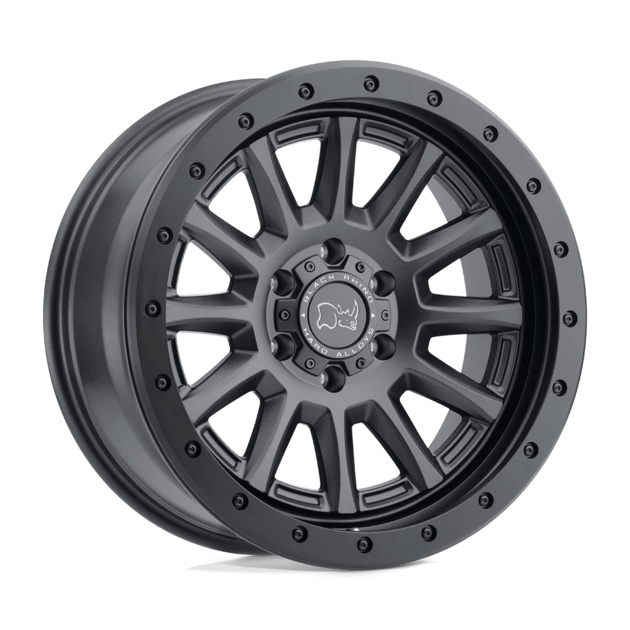 Black Rhino DUGGER 17x8.5 ET0 5x139.7 78.10mm GUN BLACK (Load Rated 1111kg)