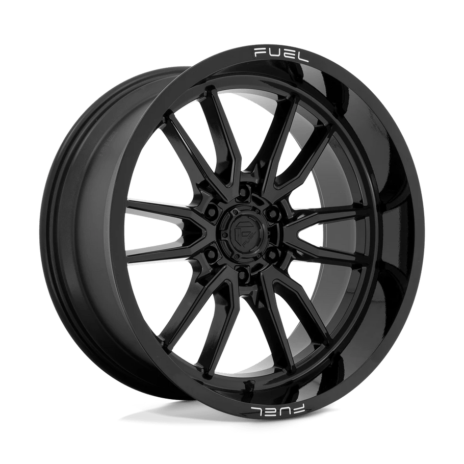 Fuel D760 CLASH 22x10 ET-18 6x139.7 106.10mm GLOSS BLACK (Load Rated 1134kg)