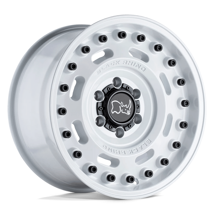 Black Rhino AXLE 17x9.5 ET-18 5x127 71.50mm GLOSS WHITE (Load Rated 1111kg)