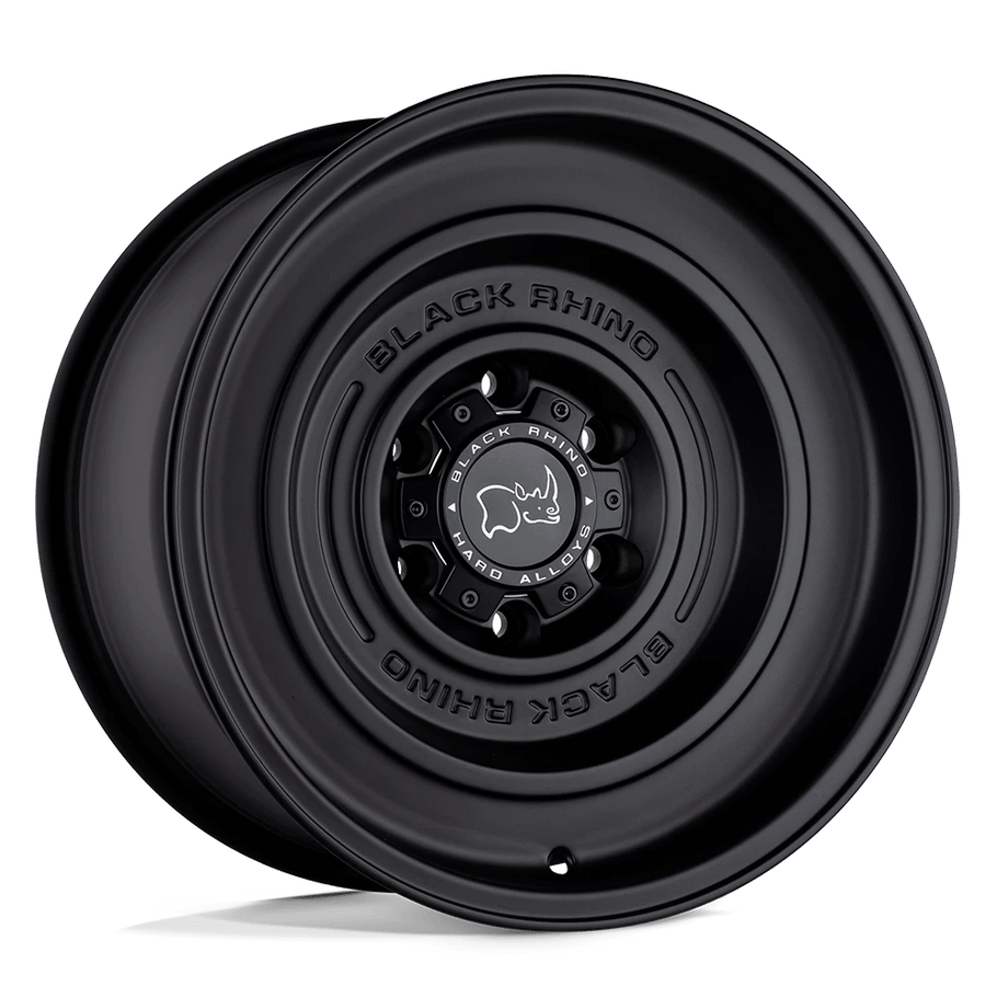 Black Rhino SOLID 17x9.5 ET-12 6x139.7 112.10mm MATTE BLACK (Load Rated 1134kg)