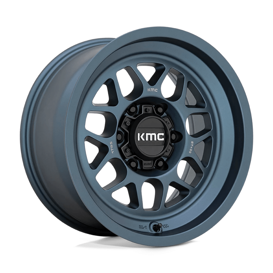 KMC KM725 TERRA 17x9 ET-38 5x127 71.50mm METALLIC BLUE (Load Rated 1134kg)