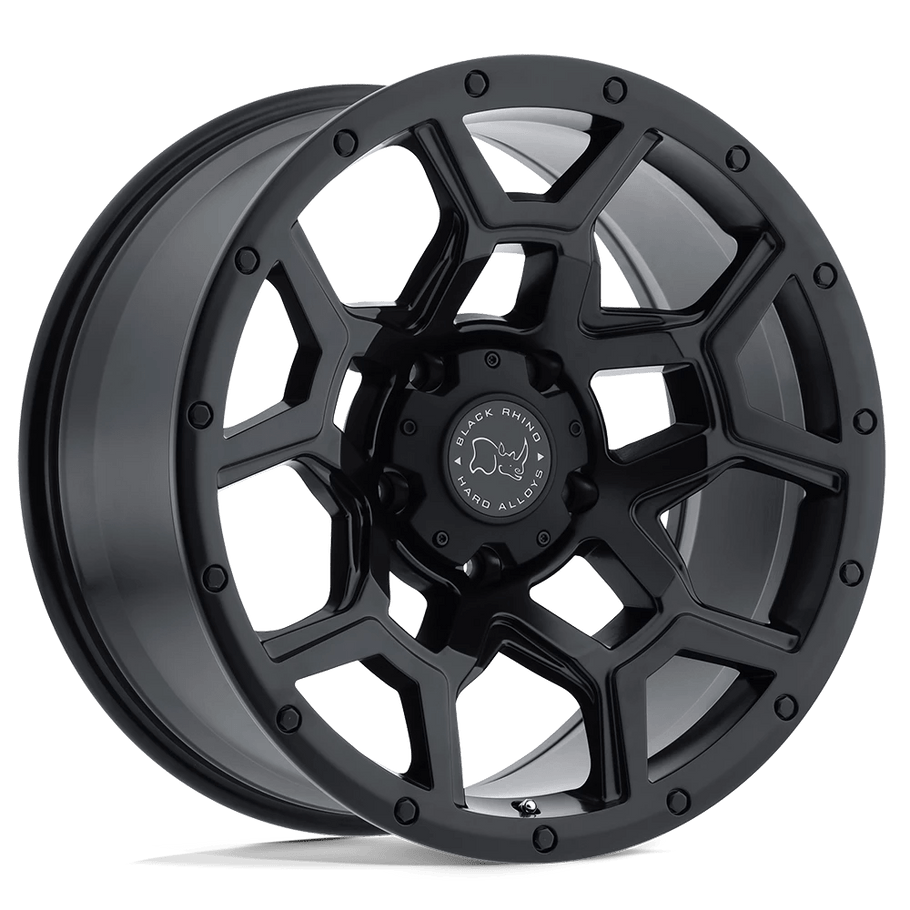 Black Rhino OVERLAND 17x9.5 ET-18 5x127 71.50mm MATTE BLACK (Load Rated 1111kg)