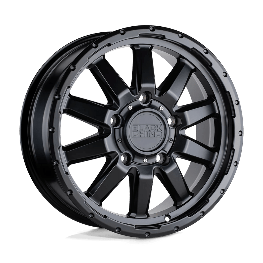 Black Rhino EXCURSION 18x8 ET48 5x160 65.07mm MATTE BLACK (Load Rated 1497kg)