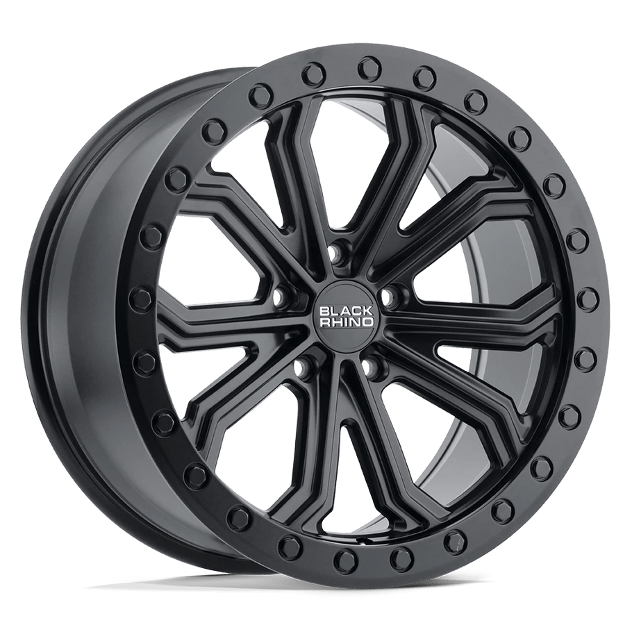 Black Rhino TRABUCO 20x10 ET40 5x112 66.56mm MATTE BLACK (Load Rated 1020kg)