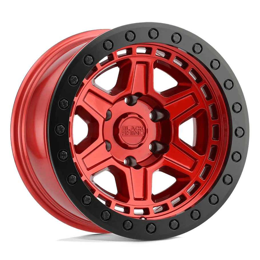 Black Rhino RENO 20x9.5 ET-12 6x139.7 112.10mm CANDY RED W/ BLACK RING & BOLTS (Load Rated 1111kg)