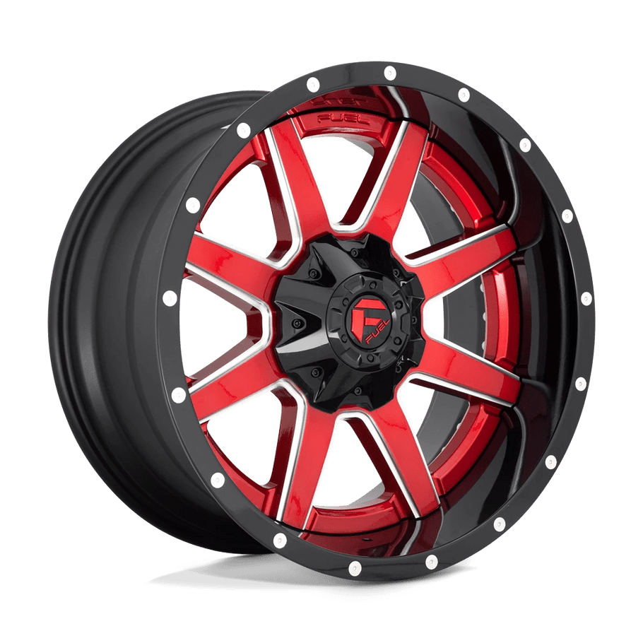 Fuel D250 MAVERICK 22x12 ET-44 8x170 125.10mm GLOSS RED (Load Rated 1587kg)