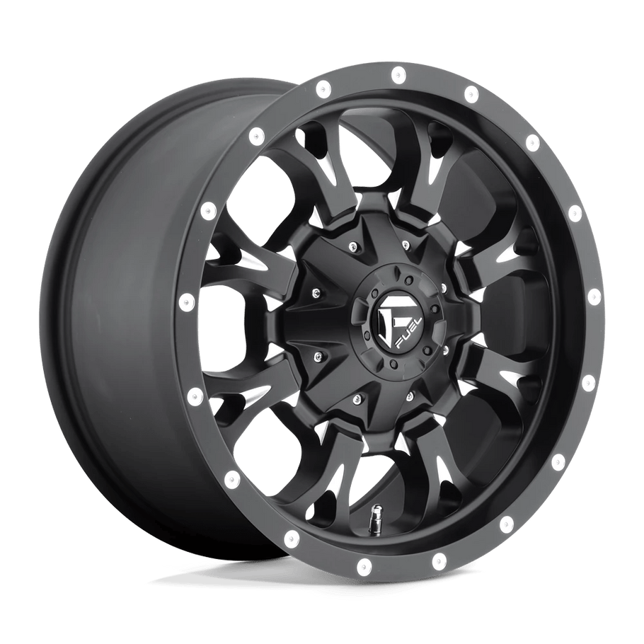 Fuel D517 KRANK 17x9 ET20 6x135/139.7 106.10mm MATTE BLACK MILLED (Load Rated 1134kg)