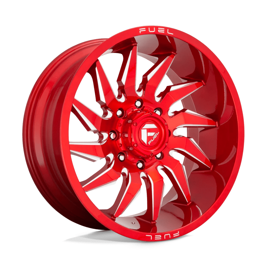 Fuel D745 SABER 20x9 ET01 6x135 87.10mm CANDY RED MILLED (Load Rated 1134kg)