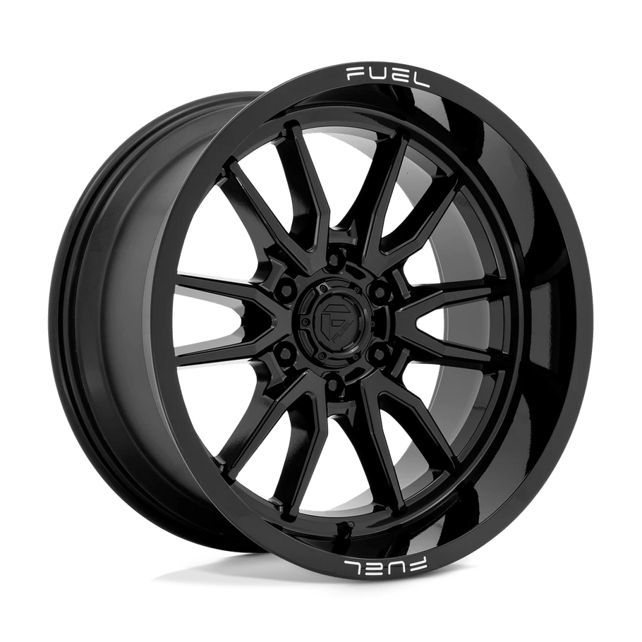 Fuel D760 CLASH 20x10 ET-18 6x135 87.10mm GLOSS BLACK (Load Rated 1134kg)