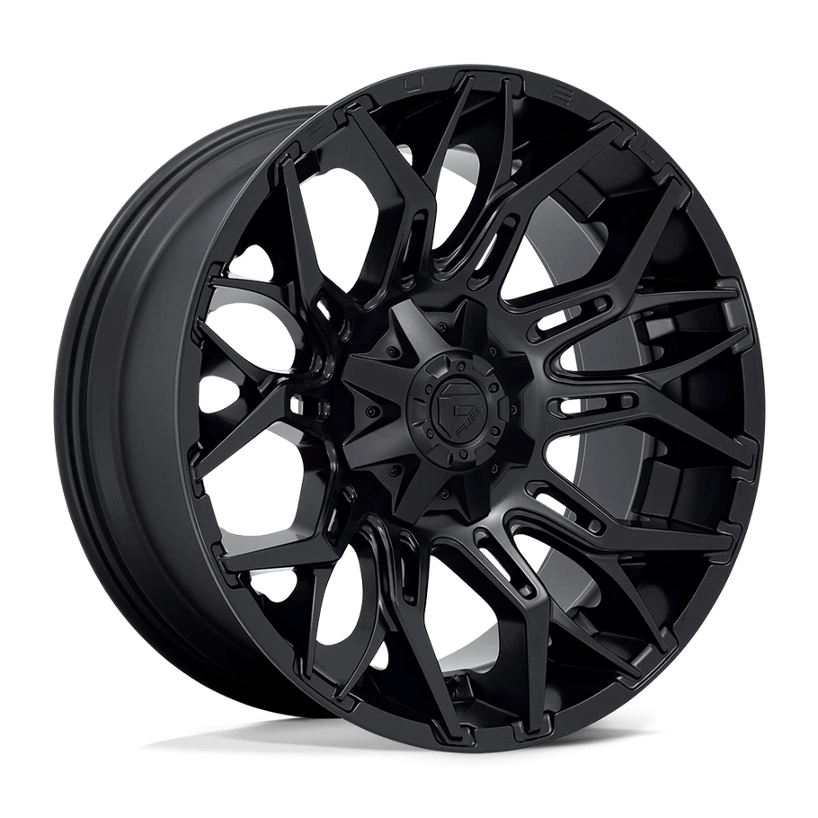 Fuel D772 TWITCH 22x10 ET-18 8x180 124.20mm BLACKOUT (Load Rated 1678kg)