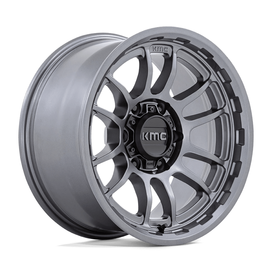 KMC KM727 WRATH 17x8.5 ET-10 5x127 71.50mm MATTE ANTHRACITE (Load Rated 1134kg)