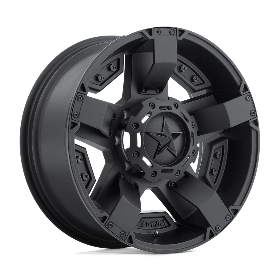 XD XD811 ROCKSTAR II 20x9 ET18 6x120/139.7 78.10mm MATTE BLACK W/ ACCENTS (Load Rated 1134kg)