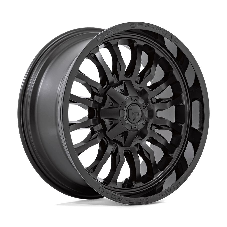 Fuel D796 ARC 20x10 ET-18 5x127/139.7 87.10mm MATTE BLACK W/ GLOSS BLACK LIP (Load Rated 1134kg)