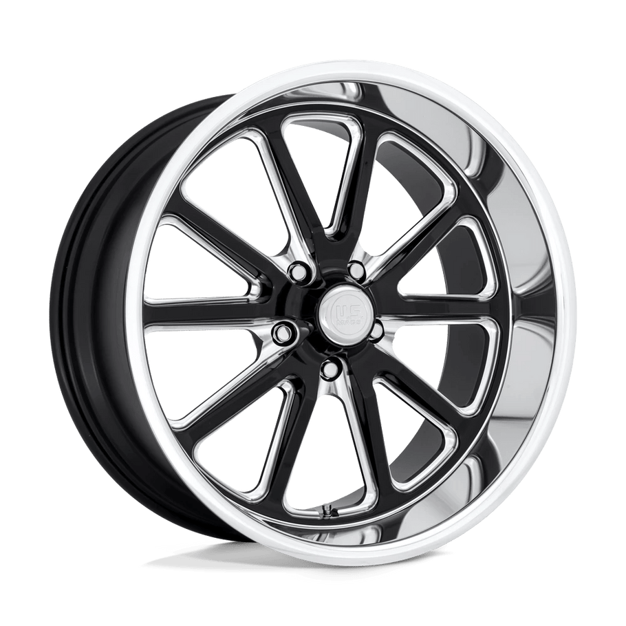 US MAGS U117 RAMBLER 20x8 ET01 5x120.65 72.56mm GLOSS BLACK MILLED (Load Rated 726kg)