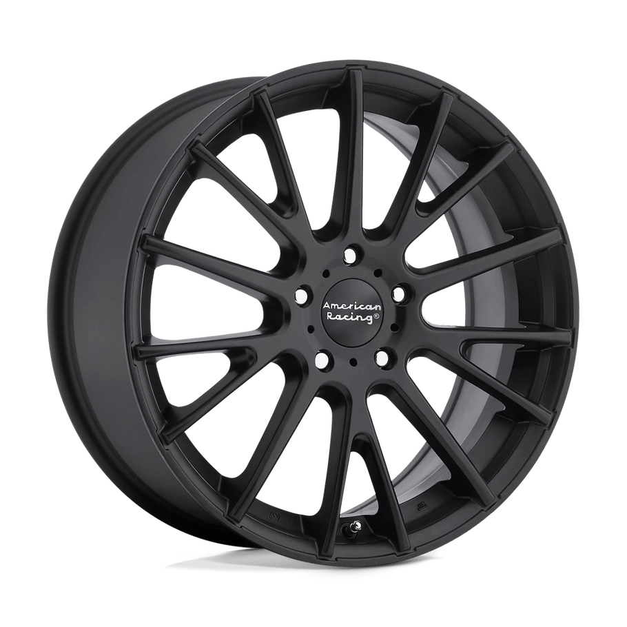 American Racing AR904 16x7 ET40 5x112 72.56mm SATIN BLACK (Load Rated 581kg)