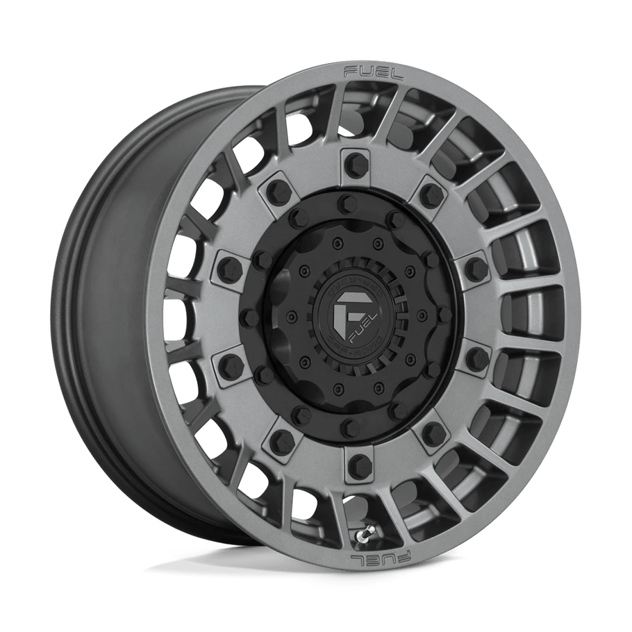 Fuel D726 MILITIA 17x9 ET-12 6x135/139.7 106.10mm MATTE ANTHRACITE & BLACK (Load Rated 1134kg)