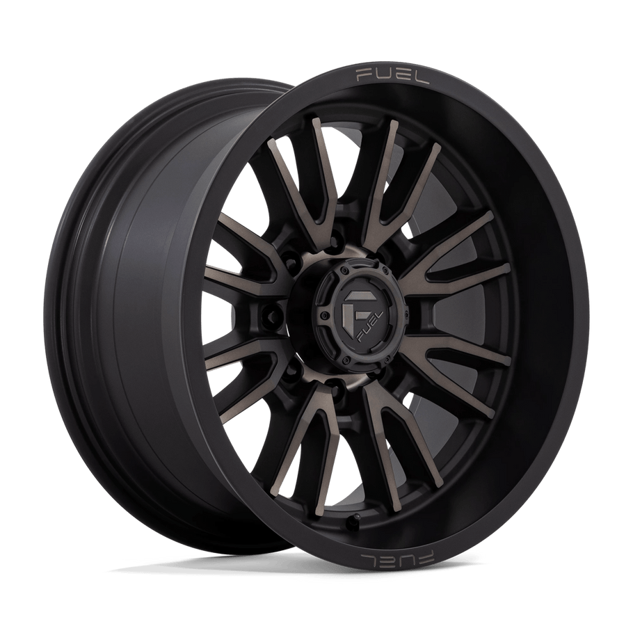 Fuel D762 CLASH 20x10 ET-18 8x170 125.10mm MATTE BLACK DOUBLE DARK TINT (Load Rated 1678kg)