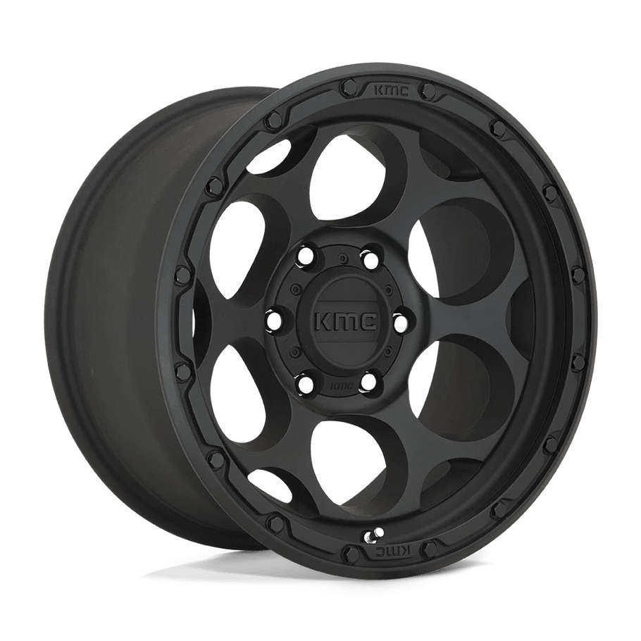 KMC KM541 DIRTY HARRY 17x8.5 ET18 5x127 71.50mm TEXTURED BLACK (Load Rated 1134kg)