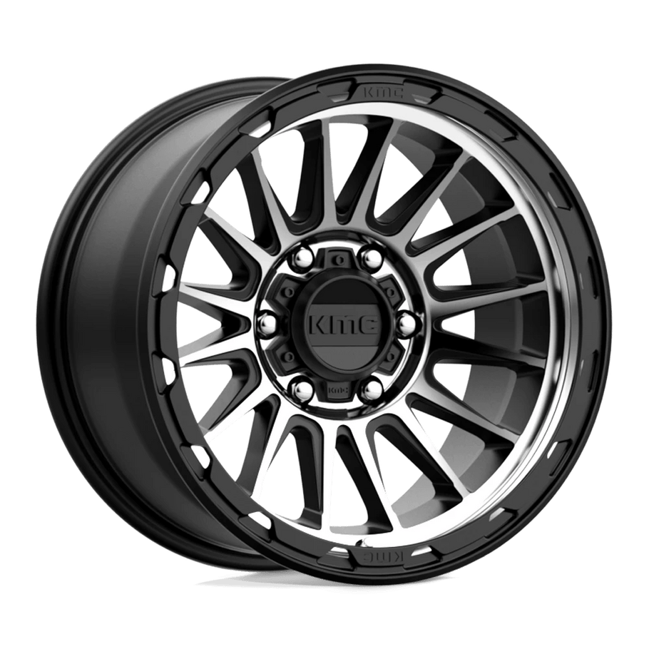 KMC KM542 IMPACT 17x9 ET-12 6x139.7 106.10mm SATIN BLACK MACHINED (Load Rated 1134kg)