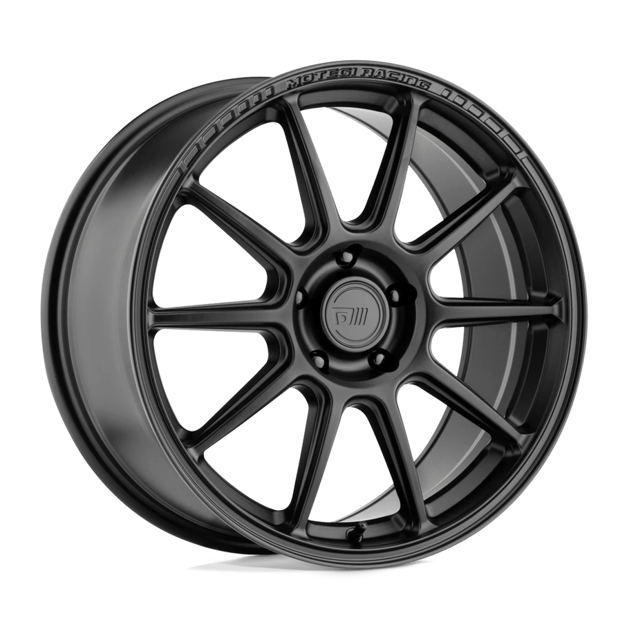 Motegi Racing MR140 SS10 18x8.5 ET45 5x108 72.56mm SATIN BLACK (Load Rated 581kg)