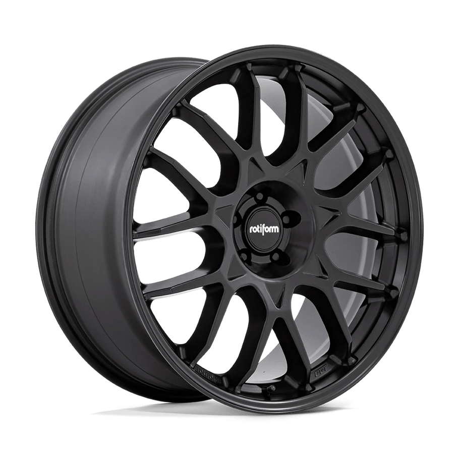 Rotiform R195 ZWS 21x10.5 ET10 5x112 66.56mm MATTE BLACK (Load Rated 998kg)