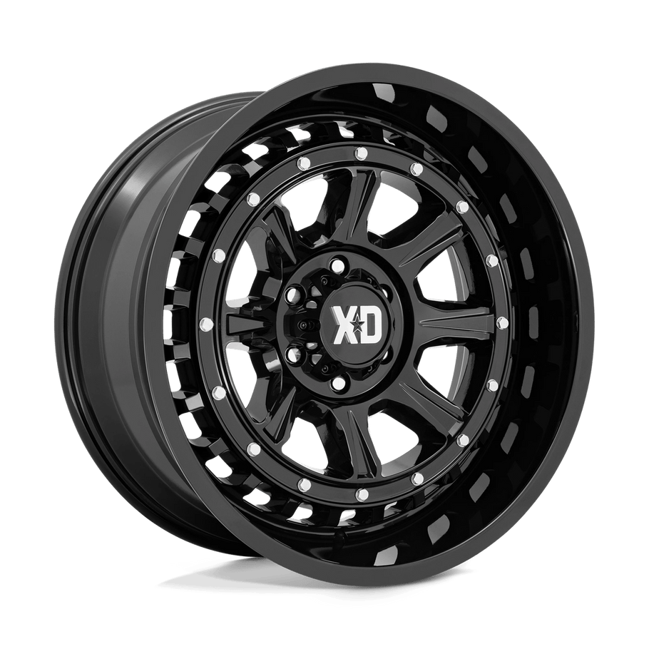 XD XD866 OUTLANDER 22x10 ET-18 6x135 87.10mm GLOSS BLACK (Load Rated 1134kg)