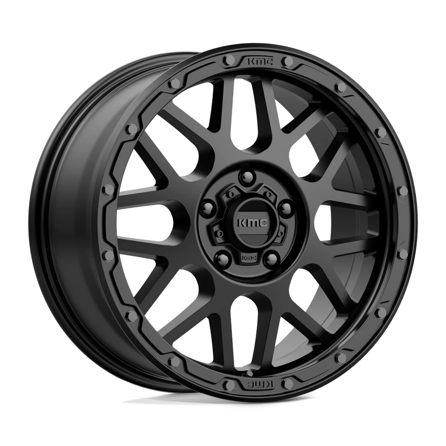 KMC KM535 GRENADE OFF-ROAD 18x8.5 ET35 5x127 71.50mm MATTE BLACK (Load Rated 1134kg)