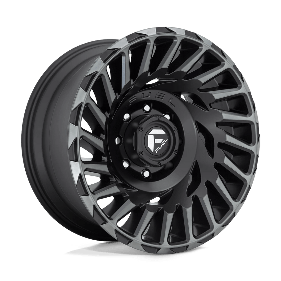 Fuel D683 CYCLONE 18x9 ET01 6x135 87.10mm MATTE MACHINED DOUBLE DARK TINT (Load Rated 1678kg)