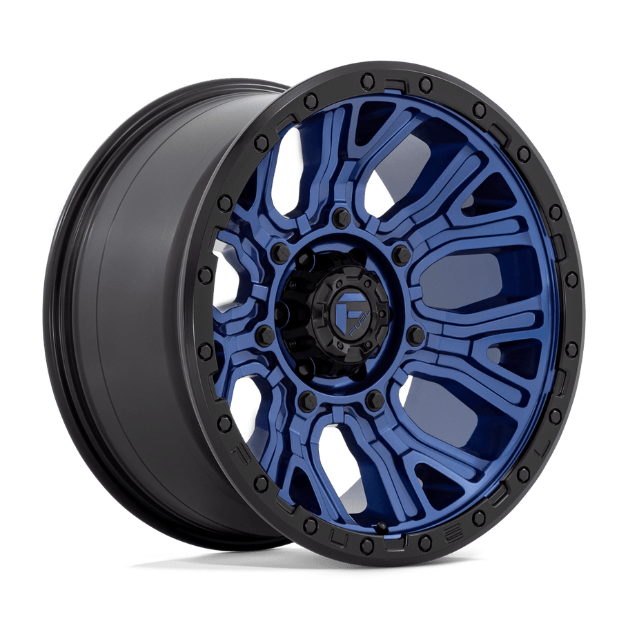 Fuel D827 TRACTION 20x10 ET-18 6x135 87.10mm DARK BLUE W/ BLACK RING (Load Rated 1134kg)