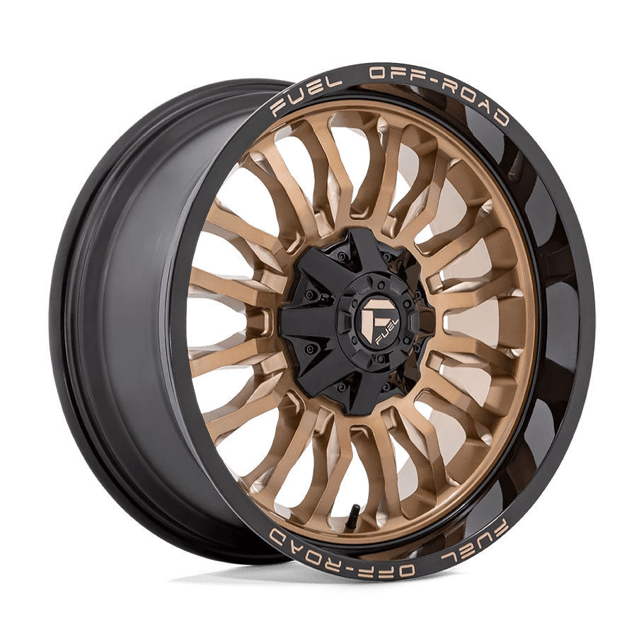 Fuel D797 ARC 22x10 ET-18 8x180 124.20mm PLATINUM BRONZE W/ BLACK LIP (Load Rated 1678kg)