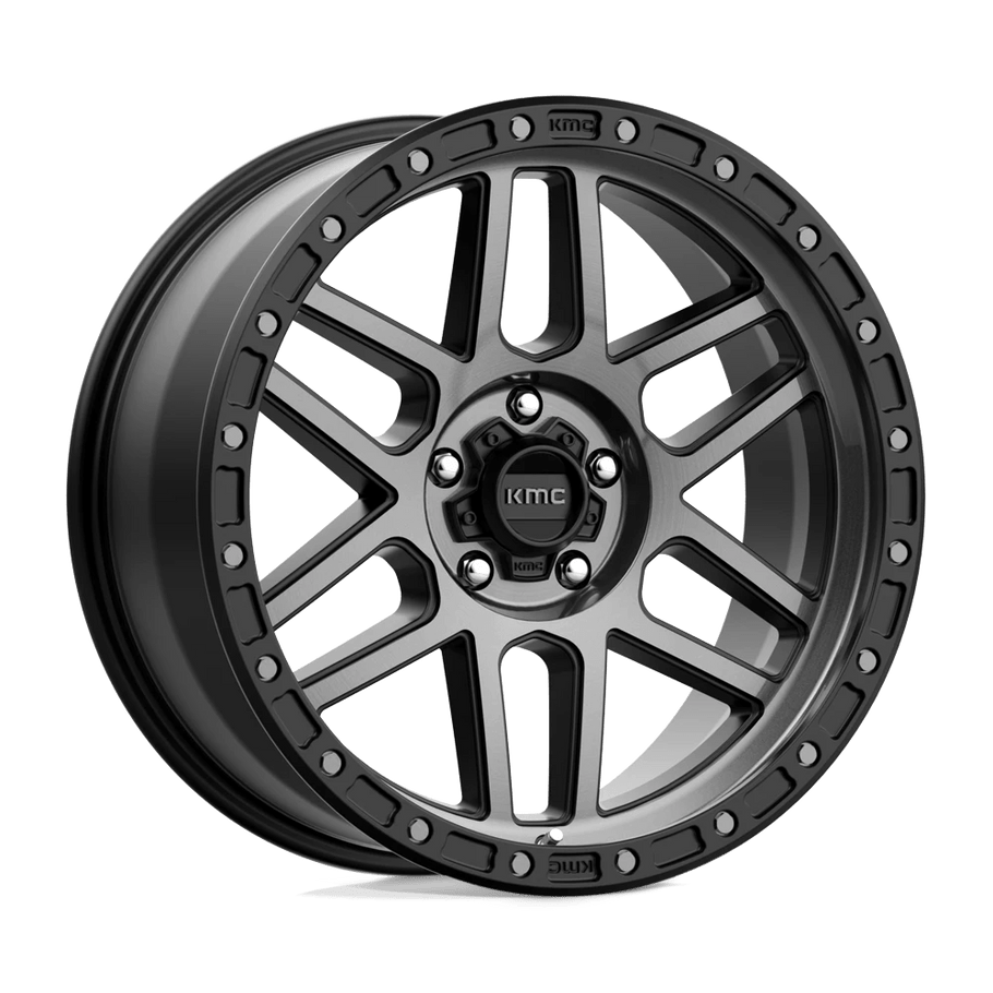 KMC KM544 MESA 17x8.5 ET0 5x127 71.50mm SATIN BLACK W/ GRAY TINT (Load Rated 1134kg)