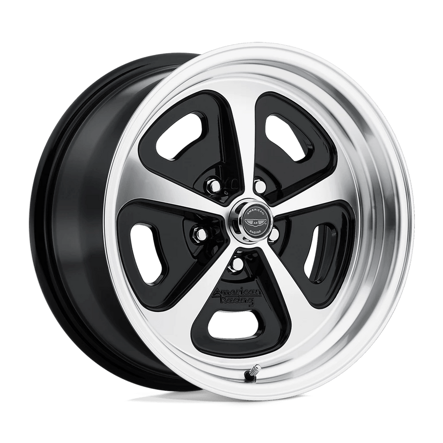 American Racing VN501 500 MONO CAST 17x7 ET0 5x114.3 72.56mm GLOSS BLACK MACHINED (Load Rated 717kg)