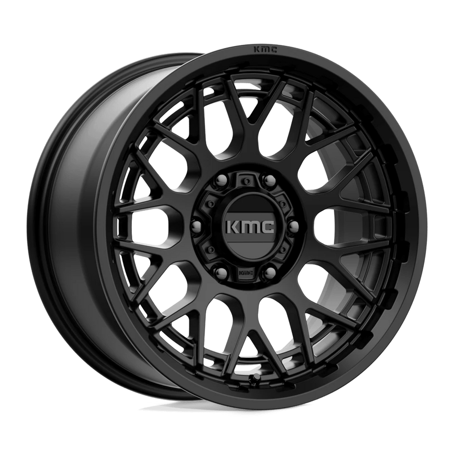 KMC KM722 TECHNIC 17x8.5 ET18 6x139.7 106.10mm SATIN BLACK (Load Rated 1134kg)