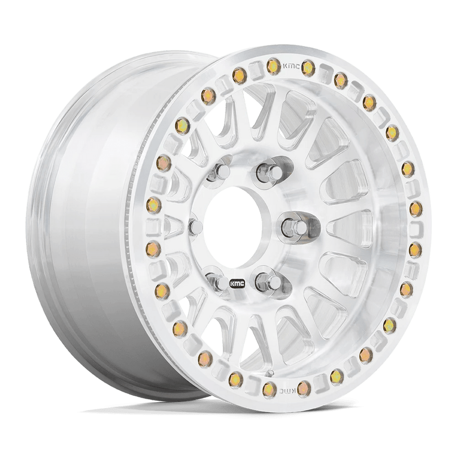 KMC KM445 IMPACT FORGED BEADLOCK 17x9 ET-12 8x165 125.10mm RAW MACHINED (Load Rated 1678kg)