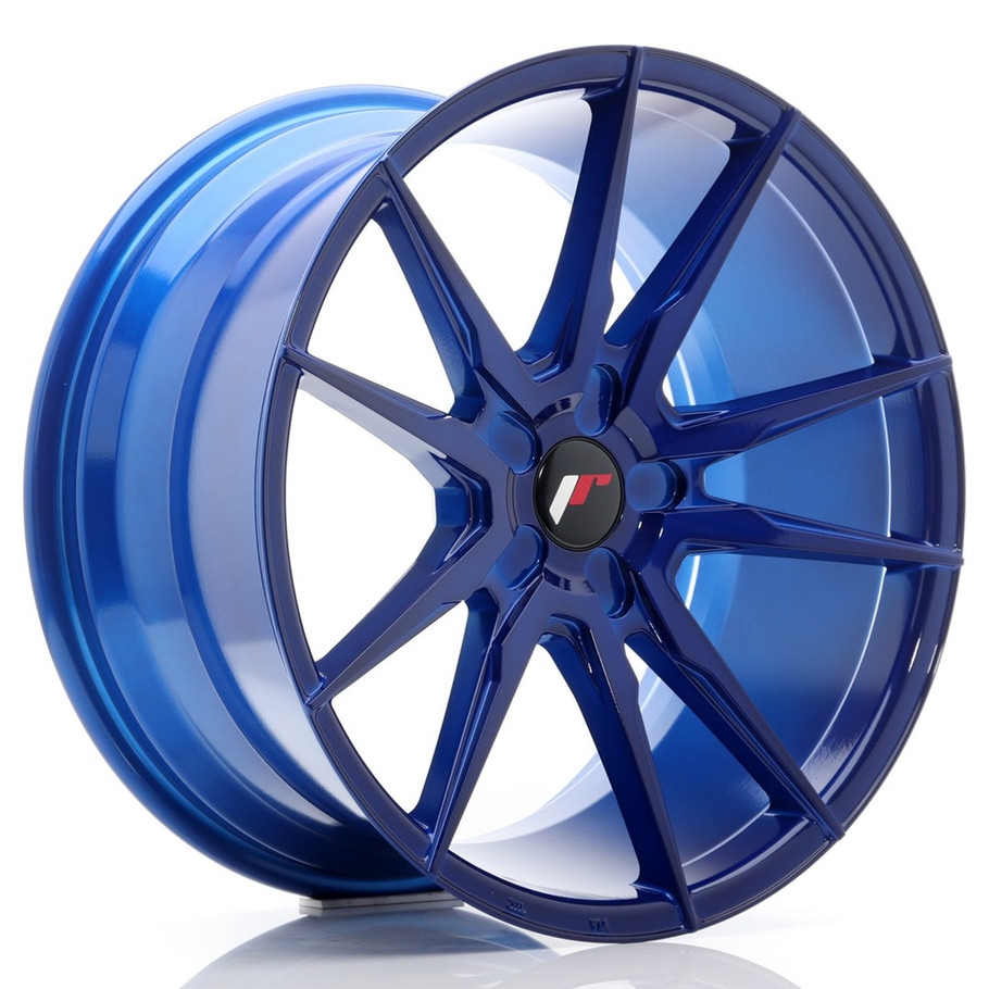 JR Wheels JR21 19x9.5 ET20-40 5H CUSTOM PCD Platinum Blue