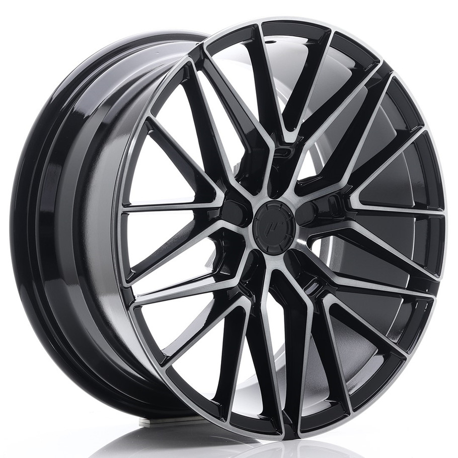 JR Wheels JR38 19x8.5 ET45 5x114.3 Black Brushed w/Tinted Face