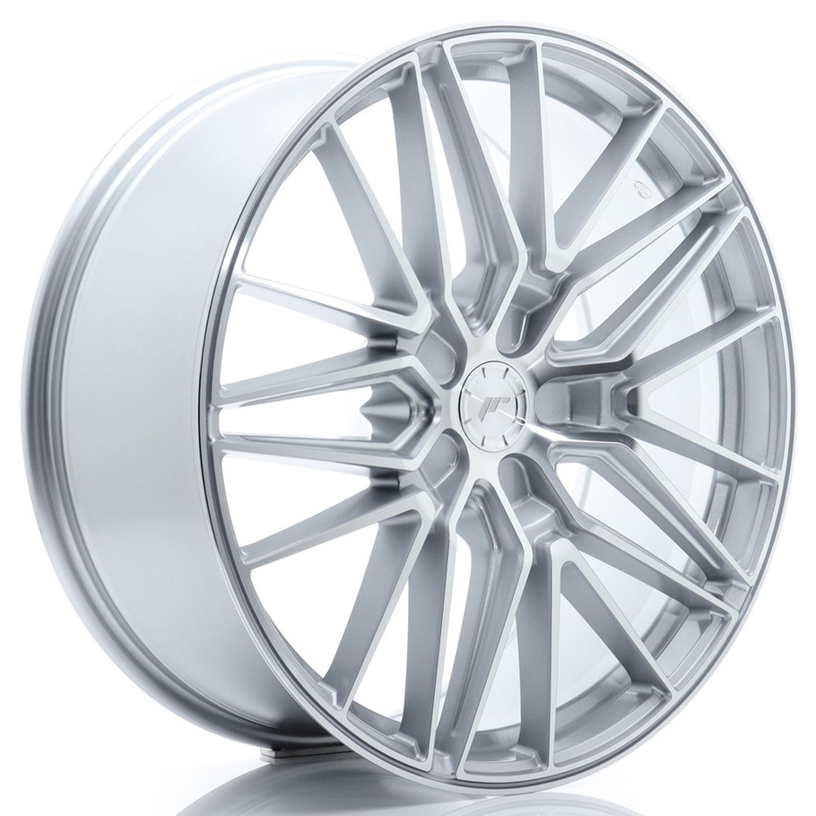 JR Wheels JR38 21x9 ET10-52 5H CUSTOM PCD Silver Machined