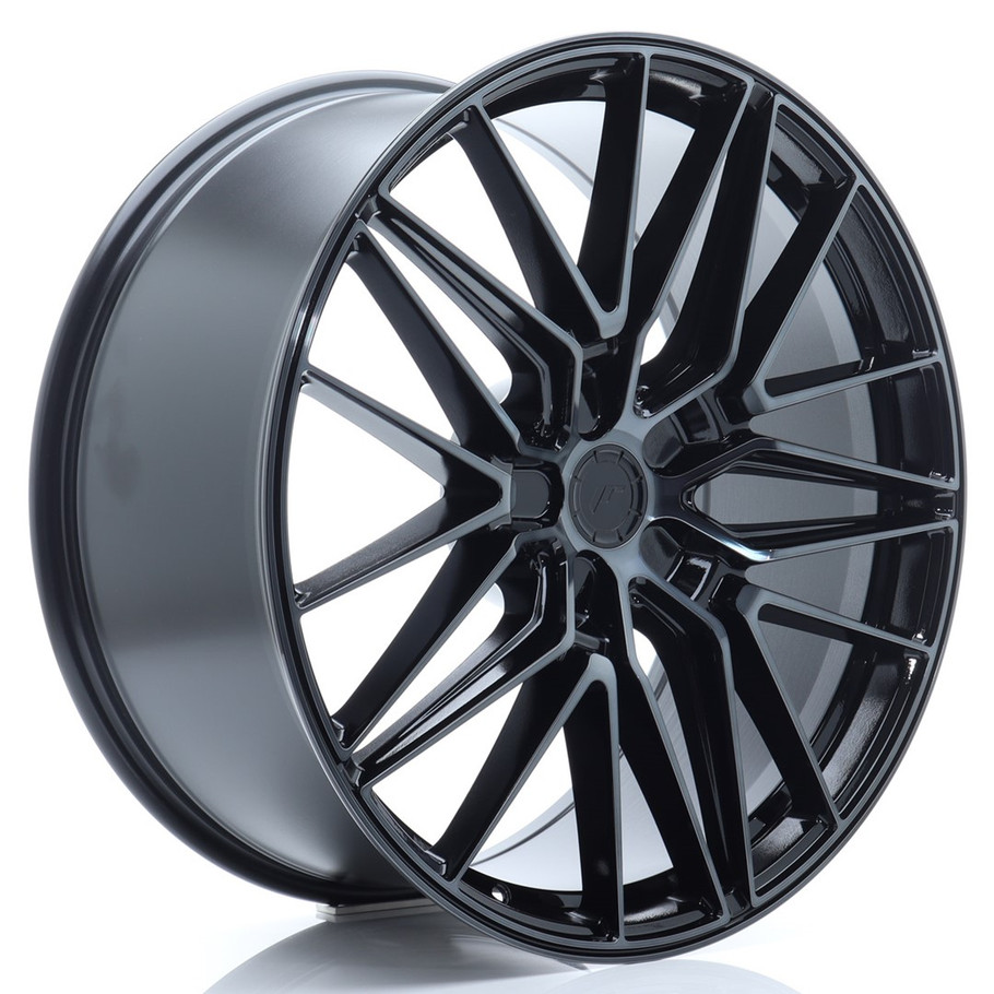 JR Wheels JR38 22x9.5 ET15-51 5H CUSTOM PCD Black Brushed w/Tinted Face