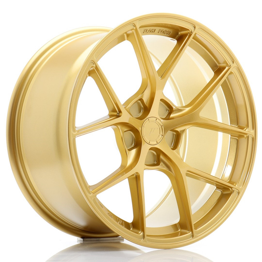 JR Wheels SL01 18x9.5 ET25-38 5H CUSTOM PCD Gold